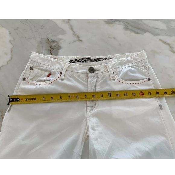 Z BRAND WHITE COTTON FLAIR JEAN STYLE PANTS SIZE 28 X 33 - Picture 11 of 16
